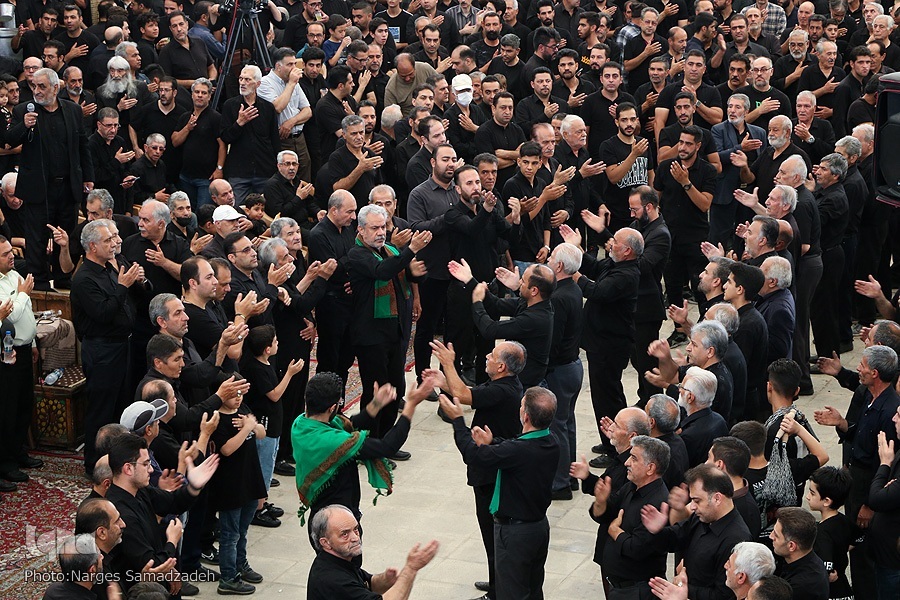 سوگواری تاسوعای حسینی در حسینیه هارونیه اصفهان