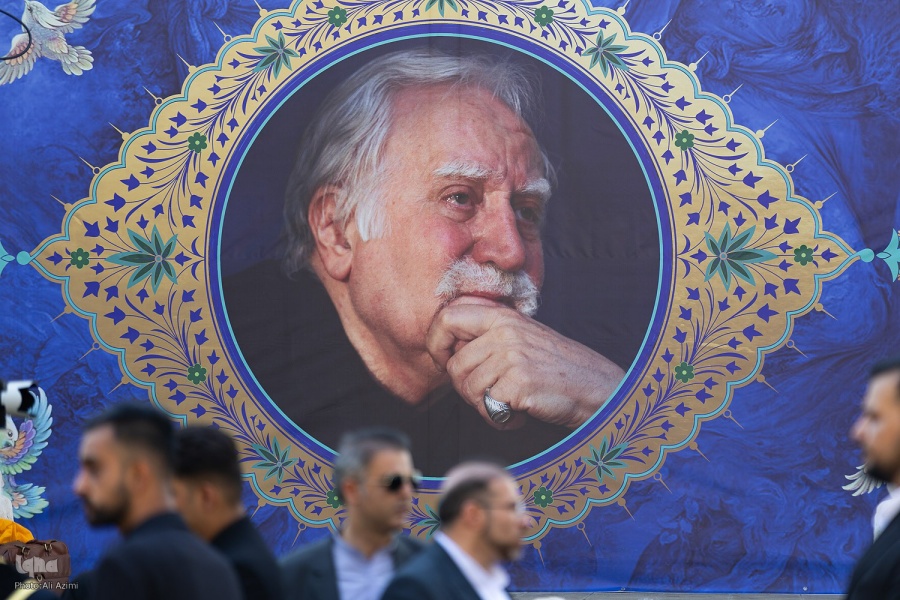 مراسم تشییع و خاکسپاری پیکر استاد فرشچیان