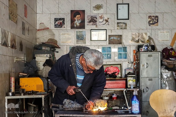 دنیایی از هنر و زیبایی در سر انگشتان یک جوشکار