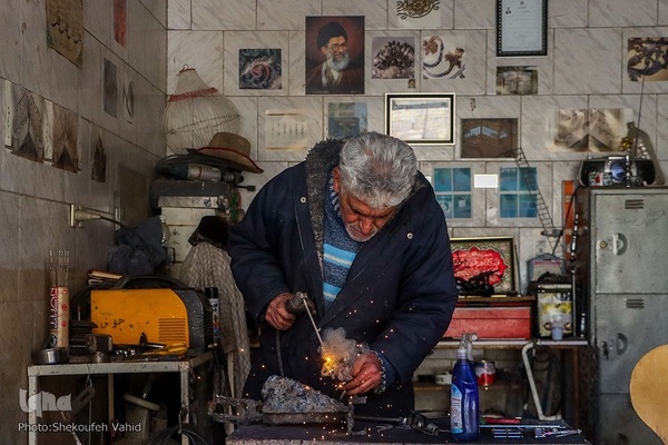 دنیایی از هنر و زیبایی در سر انگشتان یک جوشکار