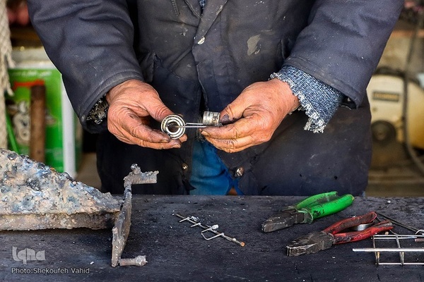 دنیایی از هنر و زیبایی در سر انگشتان یک جوشکار