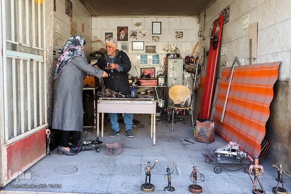 دنیایی از هنر و زیبایی در سر انگشتان یک جوشکار