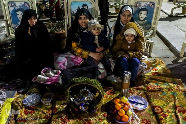 مراسم تحویل سال نو درگلستان شهدای اصفهان