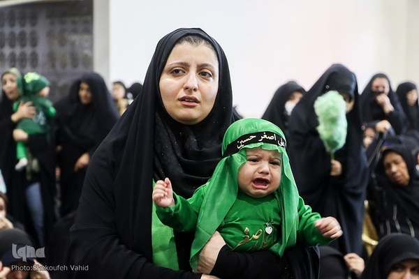 همایش شیرخوارگان حسینی در گلستان شهدای اصفهان‎