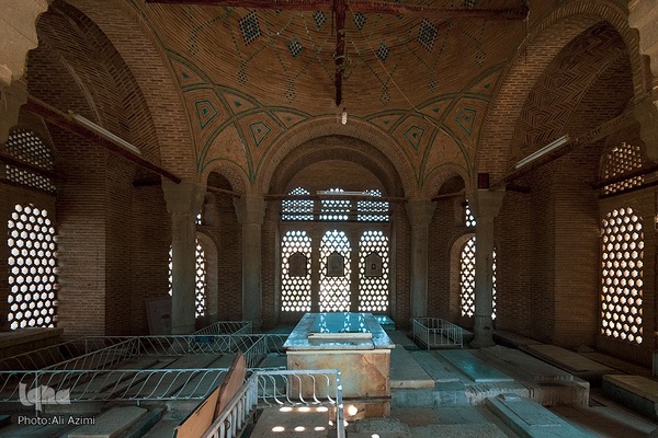 نمای داخلی تکیه چهارسوقی(صاحب روضات)