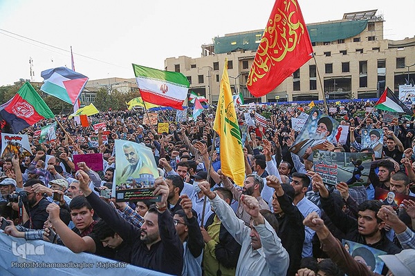 اجتماع ضدصهیونیستی مردم اصفهان در میدان امام حسین(ع)