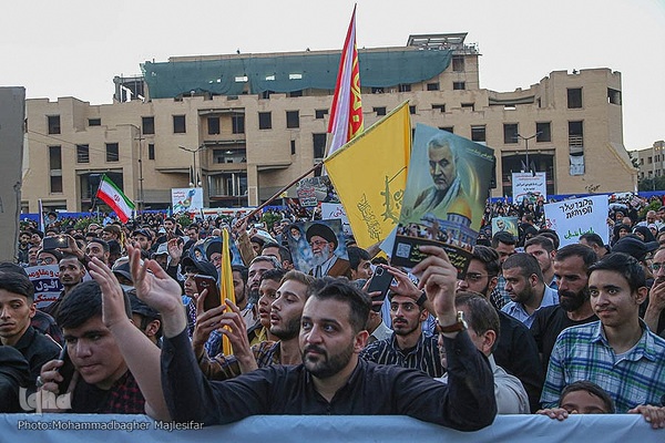 اجتماع ضدصهیونیستی مردم اصفهان در میدان امام حسین(ع)