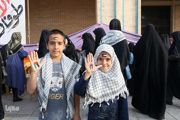 خروش مادران اصفهانی در حمایت از کودکان فلسطینی