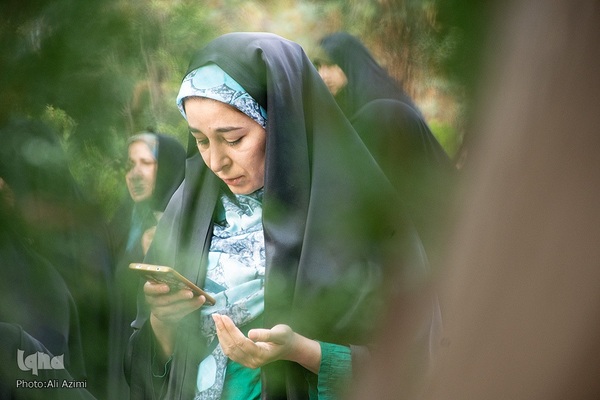 برگزاری مراسم نیایش در گلستان شهدای اصفهان به نیت پیروزی مقاومت فلسطین