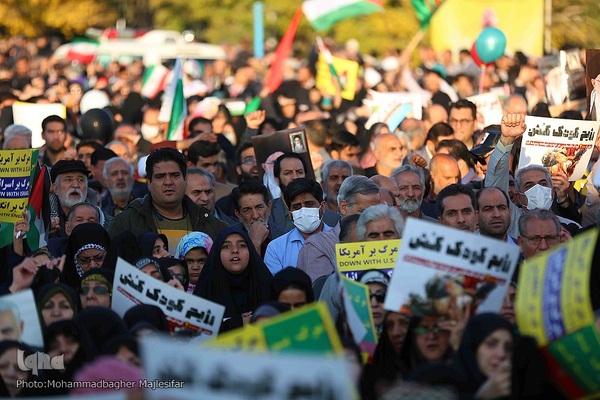 خروش مردم اصفهان در محکومیت جنایت‌های رژیم کودک‌کش اسرائیل