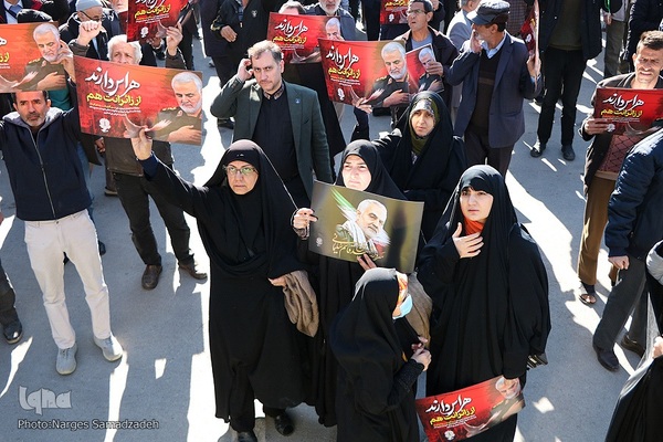 راهپیمایی مردم اصفهان در محکومیت حادثه تروریستی گلزار شهدای کرمان