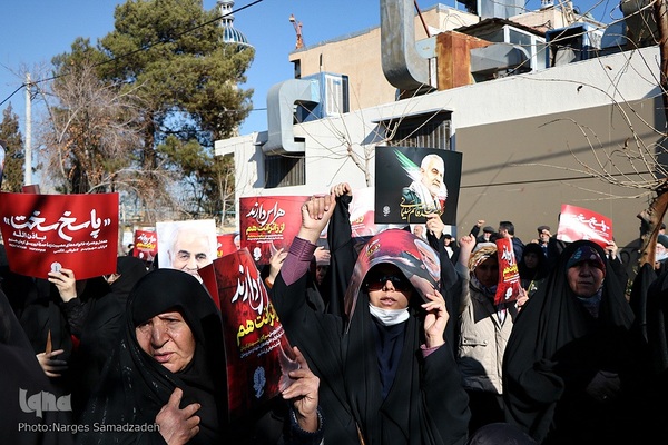 راهپیمایی مردم اصفهان در محکومیت حادثه تروریستی گلزار شهدای کرمان