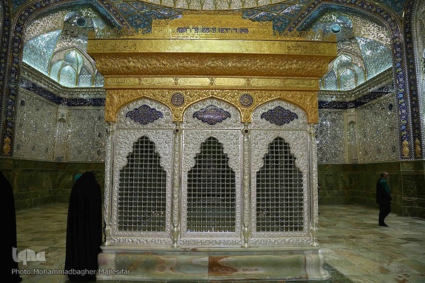 آیین بازگشایی ضریح حرم حضرت زینب خواهر امام رضا (ع)