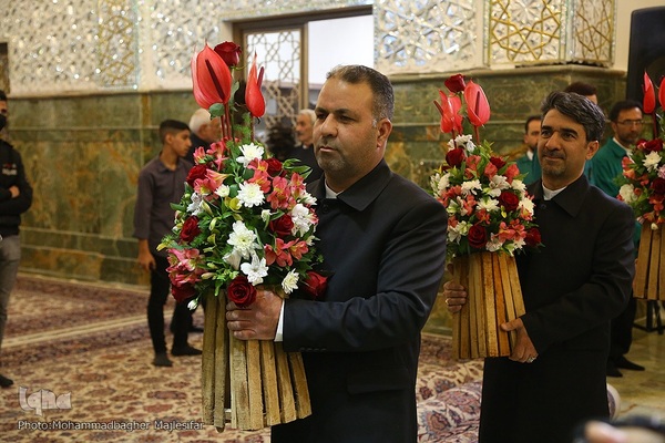 آیین بازگشایی ضریح حرم حضرت زینب خواهر امام رضا (ع)