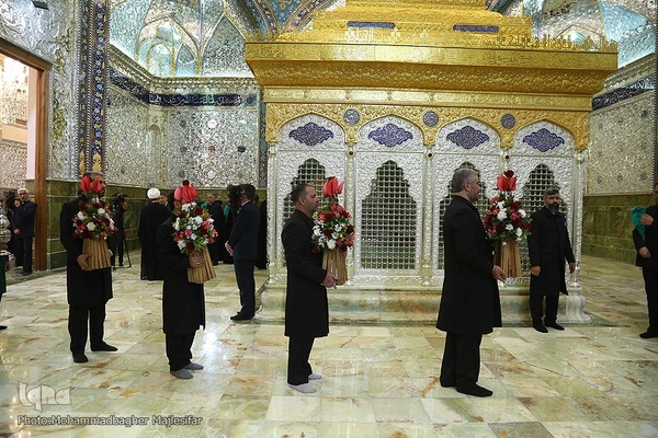 آیین بازگشایی ضریح حرم حضرت زینب خواهر امام رضا (ع)