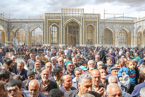 آیین بازگشایی ضریح حرم حضرت زینب خواهر امام رضا (ع)