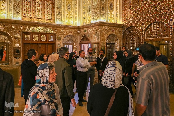 بازدید مسافران نوروزی از خانه امین‌التجار اصفهان