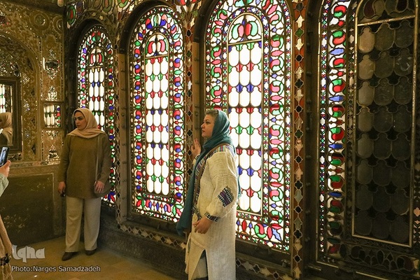 بازدید مسافران نوروزی از خانه امین‌التجار اصفهان