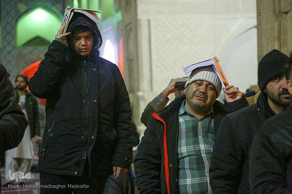 مراسم شب ۱۹ رمضان در مسجد جامع اصفهان