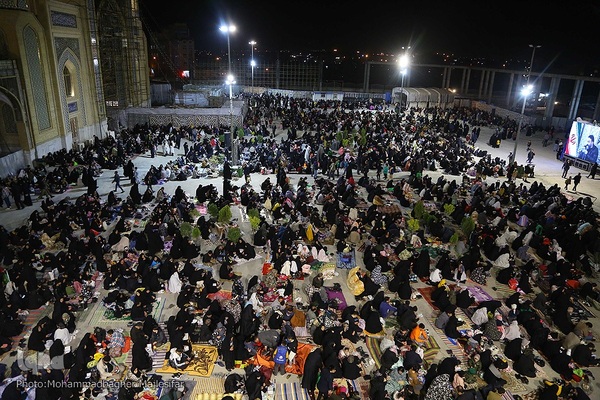 مراسم شب ۲۱ رمضان المبارک در حرم حضرت زینب خواهر امام رضا (ع)