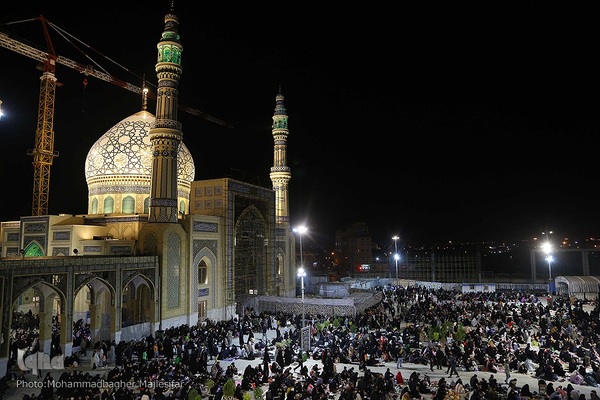 مراسم شب ۲۱ رمضان المبارک در حرم حضرت زینب خواهر امام رضا (ع)