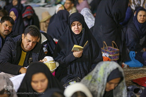 مراسم شب ۲۱ رمضان المبارک در حرم حضرت زینب خواهر امام رضا (ع)