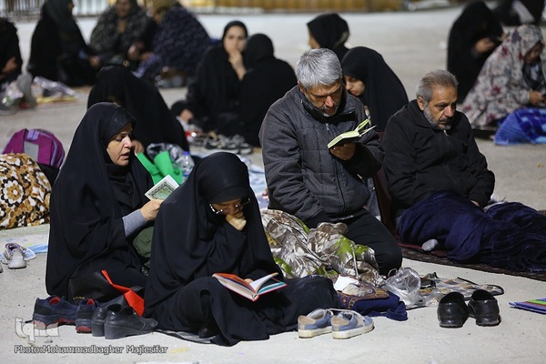 مراسم شب ۲۱ رمضان المبارک در حرم حضرت زینب خواهر امام رضا (ع)