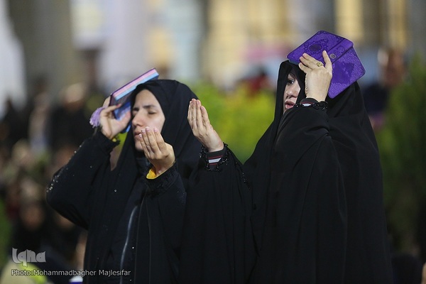 مراسم شب ۲۱ رمضان المبارک در حرم حضرت زینب خواهر امام رضا (ع)