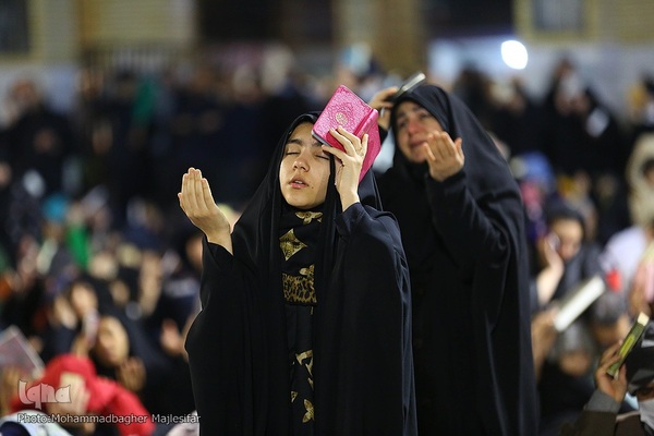 مراسم شب ۲۱ رمضان المبارک در حرم حضرت زینب خواهر امام رضا (ع)