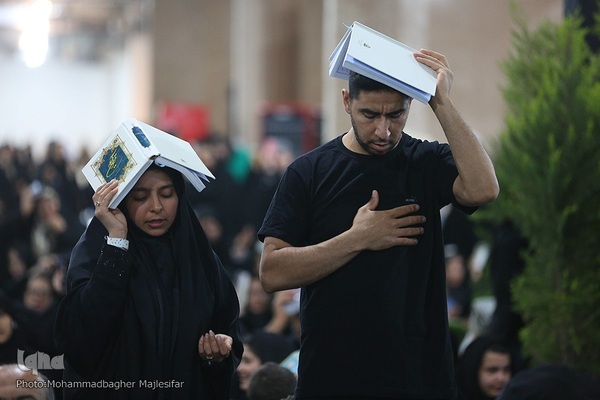 مراسم شب ۲۱ رمضان المبارک در حرم حضرت زینب خواهر امام رضا (ع)