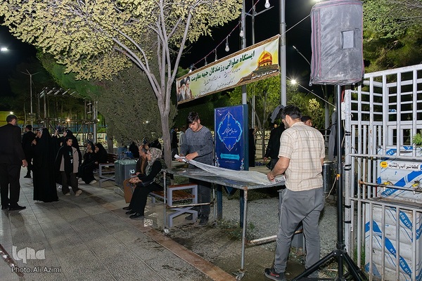 آیین وداع با پیکر سردار شهید محمدرضا زاهدی در گلستان شهدای اصفهان