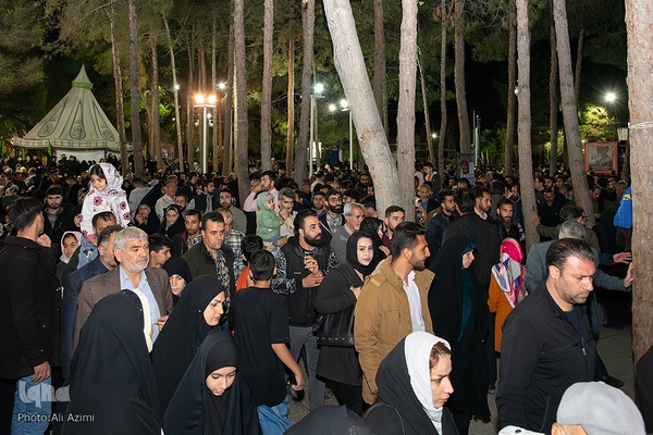 آیین وداع با پیکر سردار شهید محمدرضا زاهدی در گلستان شهدای اصفهان