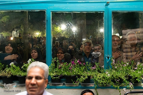 آیین وداع با پیکر سردار شهید محمدرضا زاهدی در گلستان شهدای اصفهان