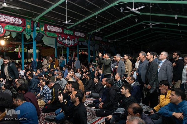 آیین وداع با پیکر سردار شهید محمدرضا زاهدی در گلستان شهدای اصفهان