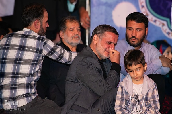 آیین وداع با پیکر سردار شهید محمدرضا زاهدی در گلستان شهدای اصفهان