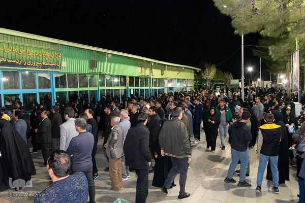 آیین وداع با پیکر سردار شهید محمدرضا زاهدی در گلستان شهدای اصفهان