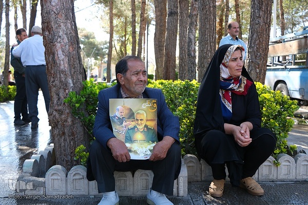 گلستان شهدای اصفهان در انتظار پیکر شهید زاهدی