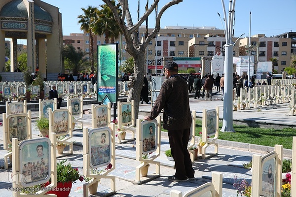 گلستان شهدای اصفهان در انتظار پیکر شهید زاهدی