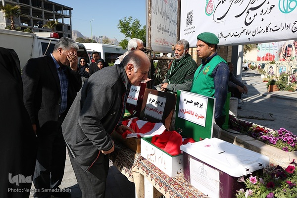 گلستان شهدای اصفهان در انتظار پیکر شهید زاهدی