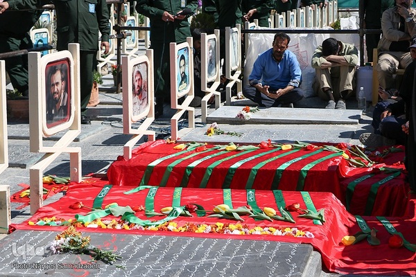 گلستان شهدای اصفهان در انتظار پیکر شهید زاهدی