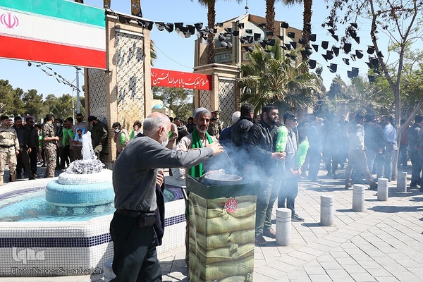 گلستان شهدای اصفهان در انتظار پیکر شهید زاهدی