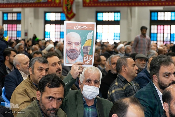 مراسم هفتمین روز شهادت سردار زاهدی در اصفهان