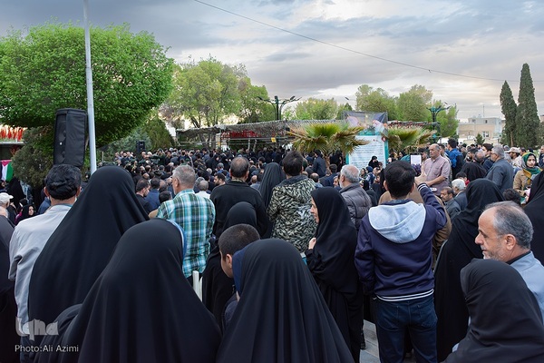 مراسم هفتمین روز شهادت سردار زاهدی در اصفهان