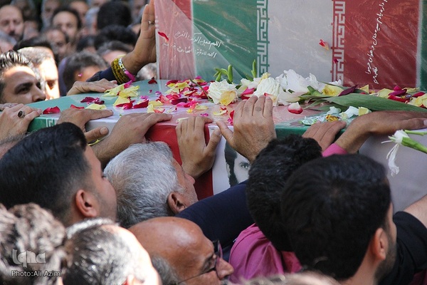 تشییع پیکر شهدای تازه تفحص‌شده در اصفهان