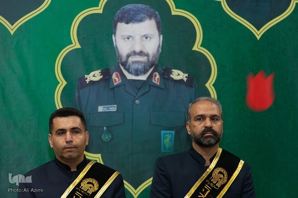 آیین گرامیداشت شهدای خدمت در گلستان شهدای اصفهان