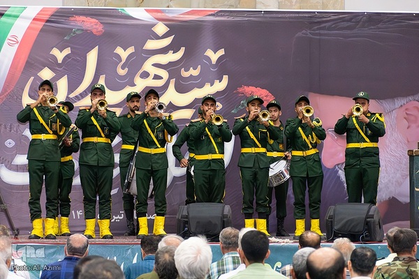 مراسم اربعین شهدای خدمت در اصفهان