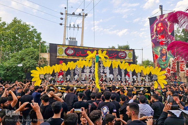 آیین علم‌کشی در روستای جوشقان مرکزی کاشان