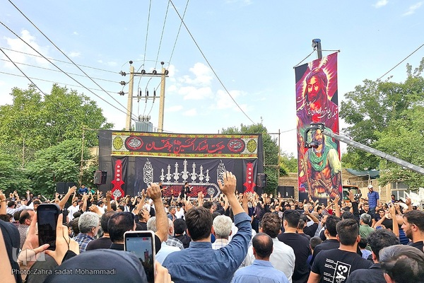 آیین علم‌کشی در روستای جوشقان مرکزی کاشان