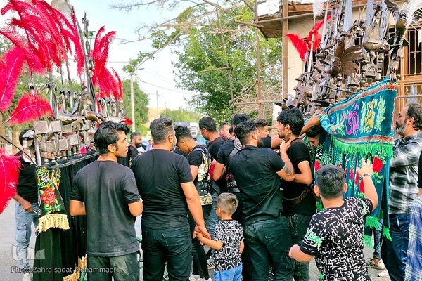 آیین علم‌کشی در روستای جوشقان مرکزی کاشان