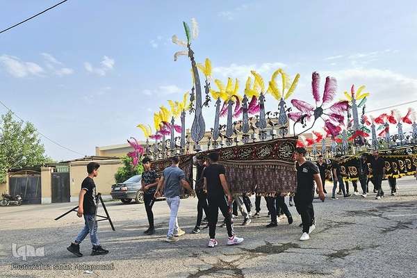 آیین علم‌کشی در روستای جوشقان مرکزی کاشان